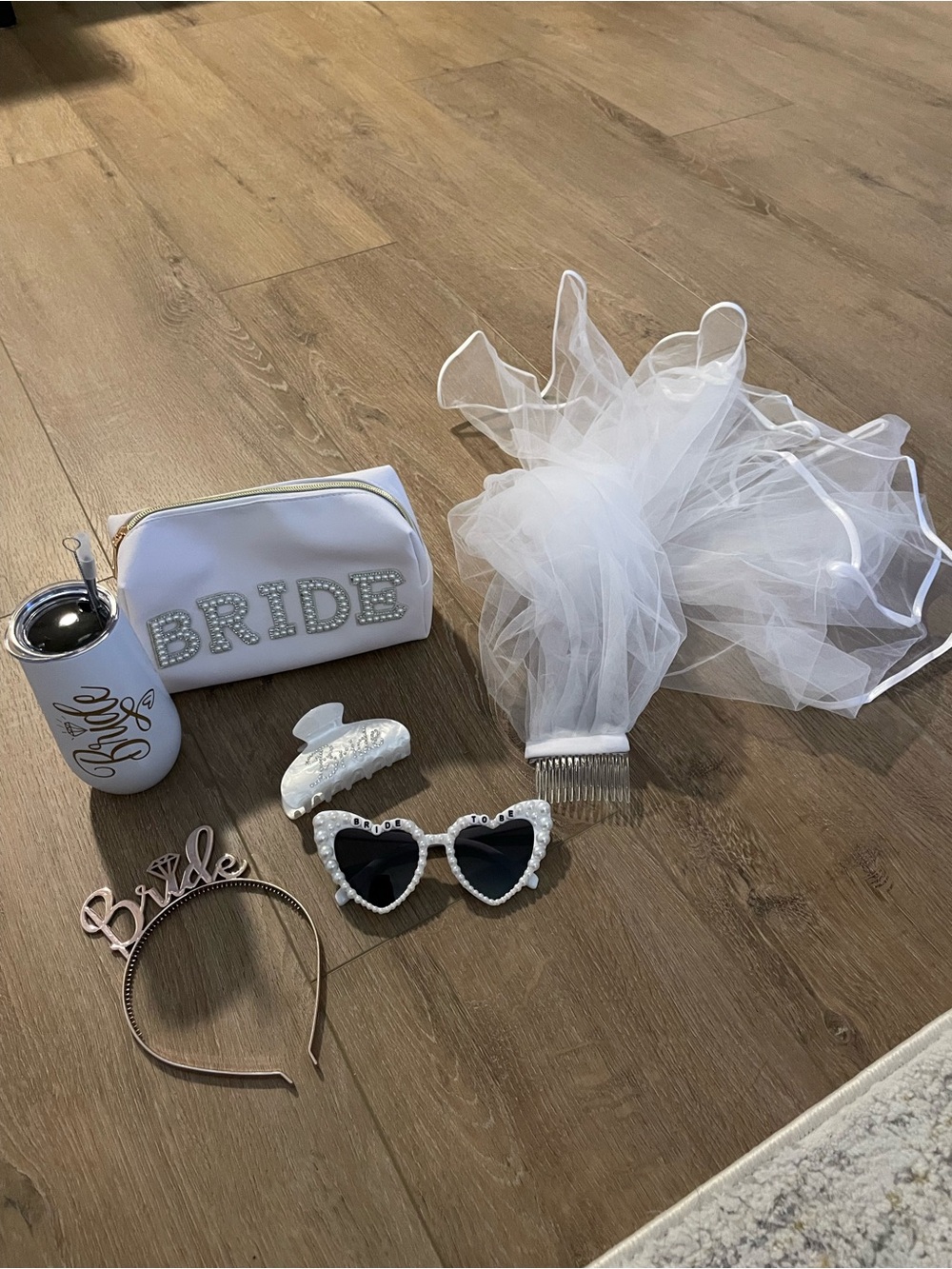 Bridal Accessories Set Swag Bag